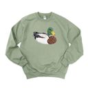  FAUX Printed Quilted Mallard Duck - Choose Sweatshirt, Longsleeve, or T-Shirts