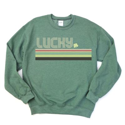 Lucky Stripes St Patricks Day - Choose Sweatshirt, Longsleeve, or T-Shirt