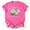  Pink Peony Club Flower Gardener Spring Florals - Choose T-Shirt or Sweatshirt