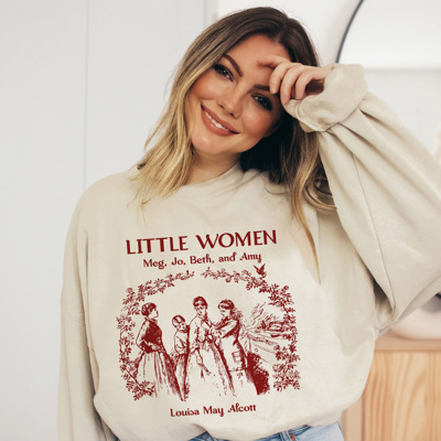 Little Women Soft Unisex Graphic Sweatshirt Print