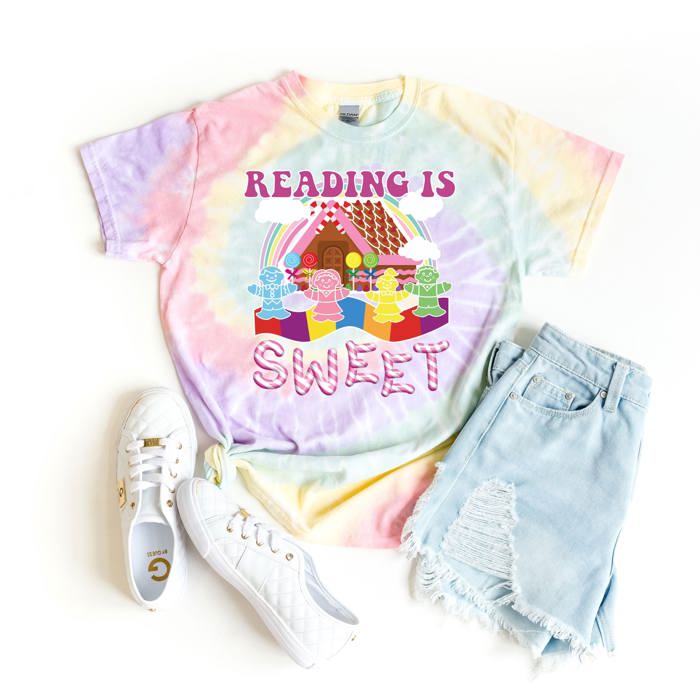 Retro Reading is Sweet Vintage Candy Land Game Board Tie Dye Teaching, School, Groups 1st, 2nd, 3rd, 4th, 5th, Kindergarten