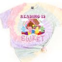  Retro Reading is Sweet Vintage Candy Land Game Board Tie Dye Teaching, School, Groups 1st, 2nd, 3rd, 4th, 5th, Kindergarten