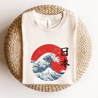 The Great Wave off Kanagawa Japanese Wave | Ultra Soft Unisex Bella Canvas Tee