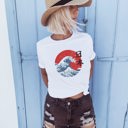  The Great Wave off Kanagawa Japanese Wave | Ultra Soft Unisex Bella Canvas Tee