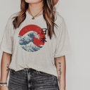  The Great Wave off Kanagawa Japanese Wave | Ultra Soft Unisex Bella Canvas Tee