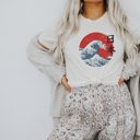  The Great Wave off Kanagawa Japanese Wave | Ultra Soft Unisex Bella Canvas Tee