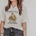  Vintage 80's 90's There Are Babes in the Woods Smokey Bear Inspired Nostalgia Unisex Soft Tee T-shirt for Women or Men