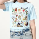  Jesus Loves Me Vintage Bible Images Life of Jesus Collage 1950's Style Art Super Comfort Heavyweight Premium Tees | Unisex Sizing