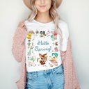  Hello Spring! Vintage Baby Animals Graphic Tee Wave