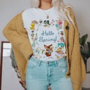  Hello Spring! Vintage Baby Animals Graphic Tee Wave