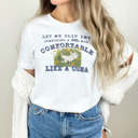  Let me slip into something a little more comfortable like a coma Chill Cat Comfort Tee Soft Cozy Longer Length Unisex Graphic Tee T-shirt