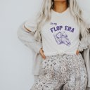  In My Flop Era Funny Teddy Bear Lazy Days Self Fare Soft Cozy Longer Length Unisex Graphic Tee T-shirt