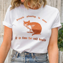  People Pleasing is Over, it is time for evil deeds. Evil Deeds Cat-itude Tee Soft Cozy Longer Length Unisex Graphic Tee T-shirt