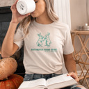  You should fight them, me as a therapist funny Therapy with a Twist: Bunnies in Battle! Soft Cozy Longer Length Unisex Graphic Tee T-shirt