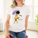  Magic Salt Woman Umbrella Elegance Soft Cozy Longer Length Unisex Graphic Tee T-shirt