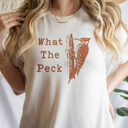  What The Peck: Nature's Quirky Charm Soft Cozy Longer Length Unisex Graphic Tee T-shirt