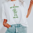  We Mustn't Dilly Dally Puss and Boots Cat Cute Parody Funny Cute Sarcastic Soft Cozy Longer Length Unisex Graphic Tee T-shirt