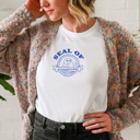  Seal of Disapproval: The Perfect Quirky Statement! Soft Cozy Longer Length Unisex Graphic Tee T-shirt