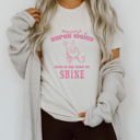  Super Weird Cat Magic: It's My Time to Shine! Soft Cozy Longer Length Unisex Graphic Tee T-shirt