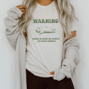  Sunday Slumber Warning: Embrace Your Weekends Wisely Soft Cozy Longer Length Unisex Graphic Tee T-shirt