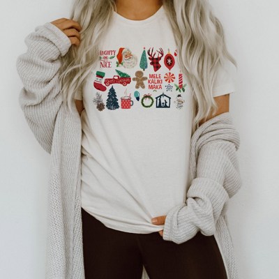 Happy Holidays & Merry Christmas It's the Little Things that make the best memories Soft Unisex Graphic Tee T-shirt