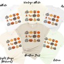  Pumpkin Harvest It's the Little Things that make the best memories Soft Unisex Graphic Tee T-shirt