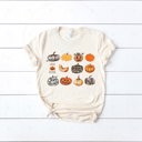  Pumpkin Harvest It's the Little Things that make the best memories Soft Unisex Graphic Tee T-shirt