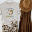 FOLLOW ME & I WILL MAKE YOU Fishers of men | A Journey of Faith Soft Cozy Longer Length Unisex Graphic Tee T-shirt
