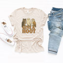  Giveahoot Soft Cozy Longer Length Unisex Graphic Tee T-shirt