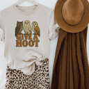  Giveahoot Soft Cozy Longer Length Unisex Graphic Tee T-shirt