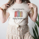  My weekend is fully booked | A Literary Escape Awaits! Soft Cozy Longer Length Unisex Graphic Tee T-shirt