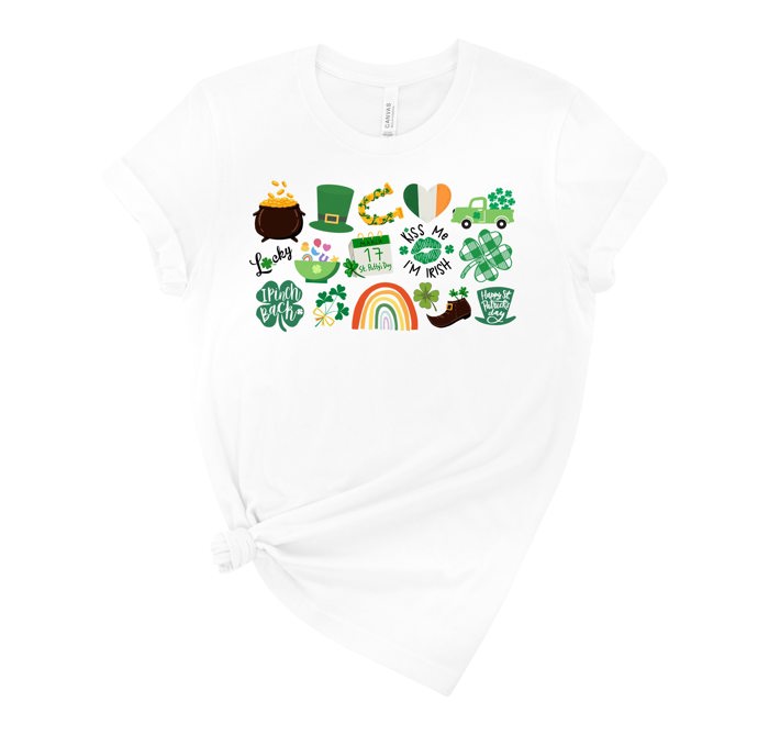 Happy St. Patrick's Day It's the Little Things that make the best memories Soft Unisex Graphic Tee T-shirt