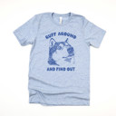  RUFF AROUND AND FIND OUT | Unleash the Adventure! Soft Cozy Longer Length Unisex Graphic Tee T-shirt