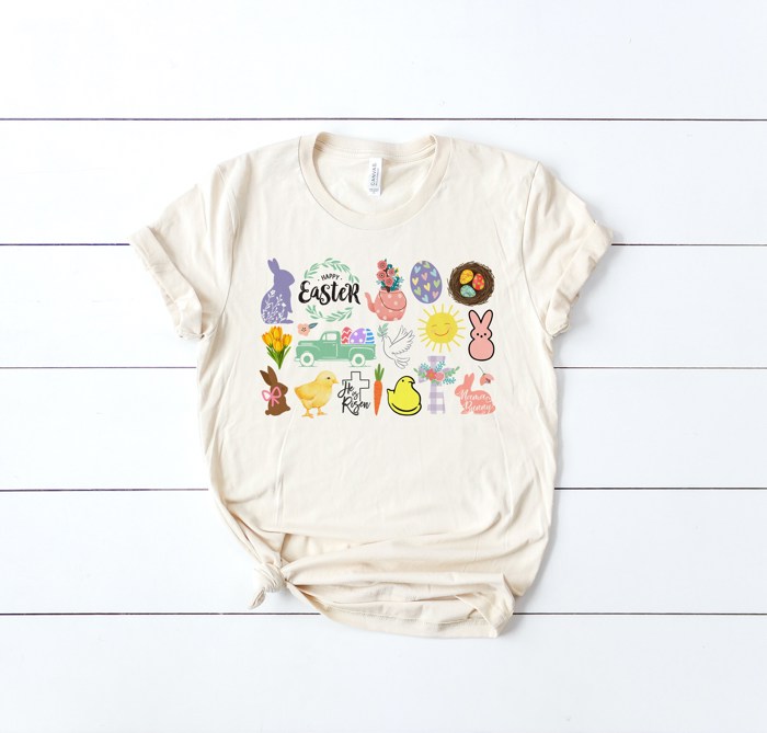 Happy Easter It's the Little Things that make the best memories Soft Unisex Graphic Tee T-shirt