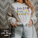  Happy Easter It's the Little Things that make the best memories Soft Unisex Graphic Tee T-shirt