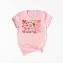  Happy Valentine's Day It's the Little Things that make the best memories Soft Unisex Graphic Tee T-shirt