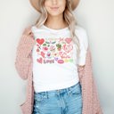  Happy Valentine's Day It's the Little Things that make the best memories Soft Unisex Graphic Tee T-shirt