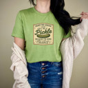  PAINT ME GREEN and CALL ME A PICKLE BECAUSE I'M DONE dillin' with you PEOPLE | Embrace Your Inner Pickle: It’s Time to Stand Out! Soft Cozy Longer Length Unisex Graphic Tee T-shirt