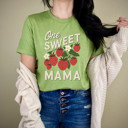  One SWEET MAMA | Berry Blessed: Celebrating Sweetness and Love Soft Cozy Longer Length Unisex Graphic Tee T-shirt