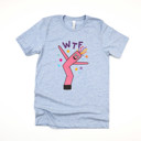  WTF | Wiggly Guy Advertising Wonderfully Tumultuous Fun! Soft Cozy Longer Length Unisex Graphic Tee T-shirt