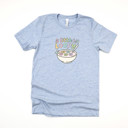 a little bit Loopy | Joyful Breakfast Whimsy Soft Cozy Longer Length Unisex Graphic Tee T-shirt