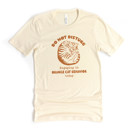  DO NOT DISTURB | Cat Nap Zone: Embrace the Cozy Orange Vibes Soft Cozy Longer Length Unisex Graphic Tee T-shirt