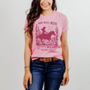  SHE WILL RUN and not be WEARY ISAIAH 40:31 | Unstoppable Spirit on the Horizon Soft Cozy Longer Length Unisex Graphic Tee T-shirt