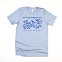  We're all doing our best | Which is Kind of Embarrassing Funny Soft Cozy Longer Length Unisex Graphic Tee T-shirt