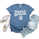  TREAT DEALER | Spreading Pawsitive Vibes! Soft Cozy Longer Length Unisex Graphic Tee T-shirt