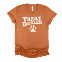  TREAT DEALER | Spreading Pawsitive Vibes! Soft Cozy Longer Length Unisex Graphic Tee T-shirt