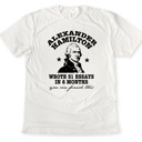  Alexander Hamilton Wrote 51 Essays In 6 Months, You Can Finish This English Teachers Soft Cozy Longer Length Unisex Graphic Tee T-shirt