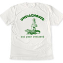  UNDIAGNOSED but peer reviewed | Embracing the Wild with a Smile Soft Cozy Longer Length Unisex Graphic Tee T-shirt