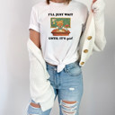  I'LL JUST WAIT UNTIL IT'S quiet | A Patient Teacher in a Busy Classroom Soft Cozy Longer Length Unisex Graphic Tee T-shirt