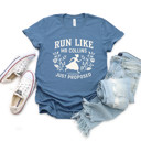  RUN LIKE MR COLLINS | A Runaway Pride And Prejudice Love Story Soft Cozy Longer Length Unisex Graphic Tee T-shirt